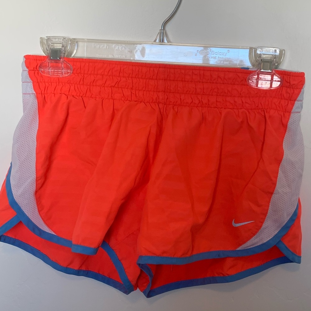 Bright Neon Coral Nike Shorts